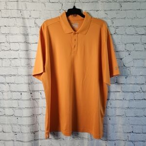 Under Armour Men's Golf Polo, HeatGear, Orange, Size 2XL XXL